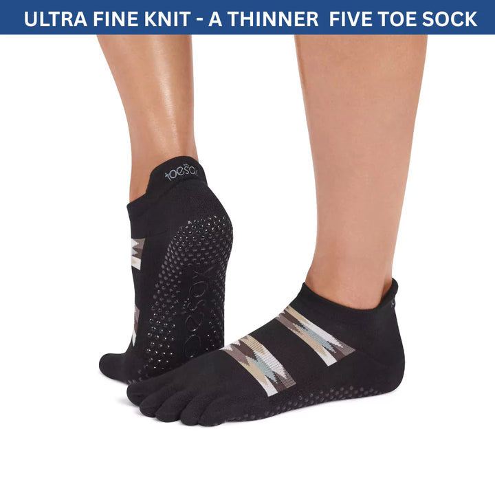 ToeSox Full Toe Low Rise Grip Socks