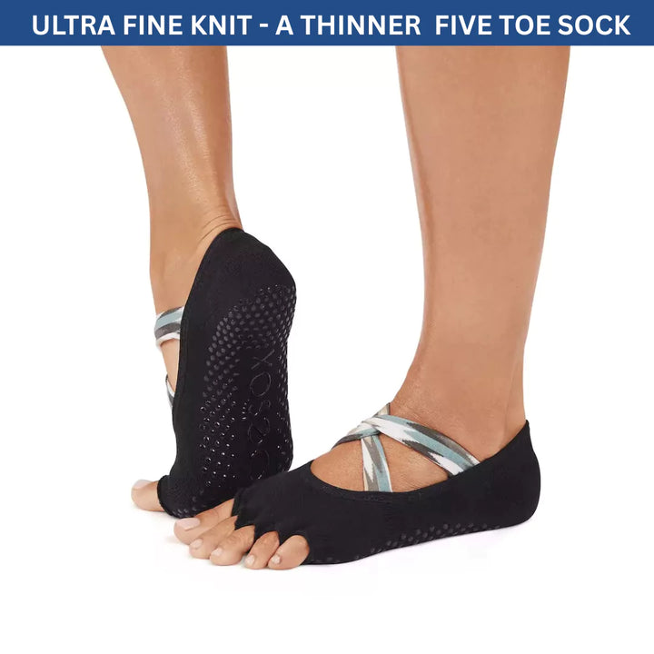 ToeSox Half Toe Ivy Grip Socks