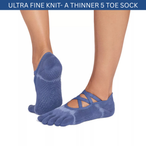 ToeSox Full Toe Elle Grip Socks