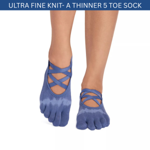 ToeSox Full Toe Elle Grip Socks