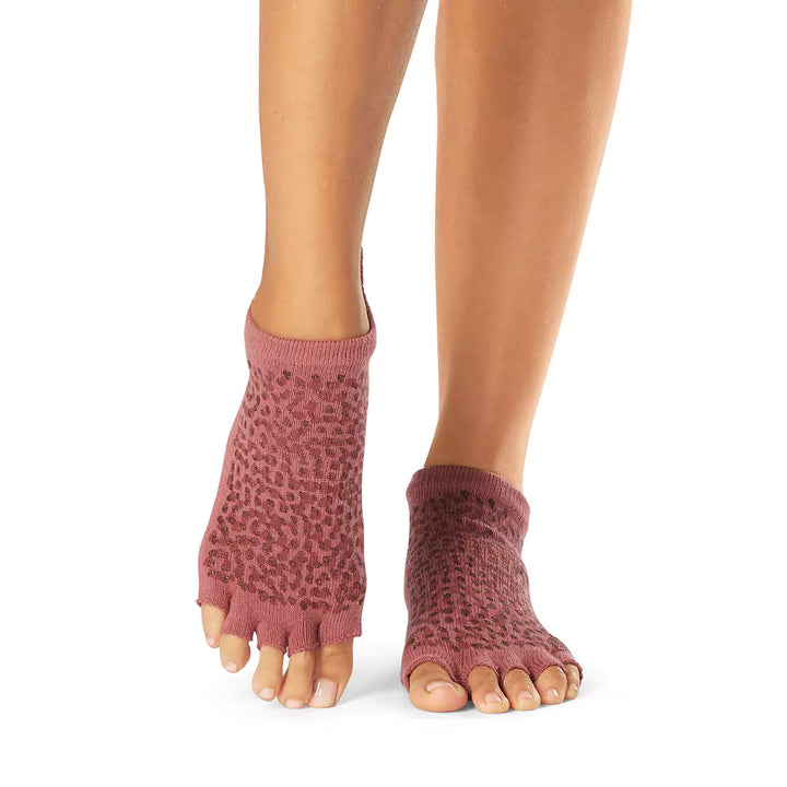 ToeSox Half Toe Low Rise Grip Socks