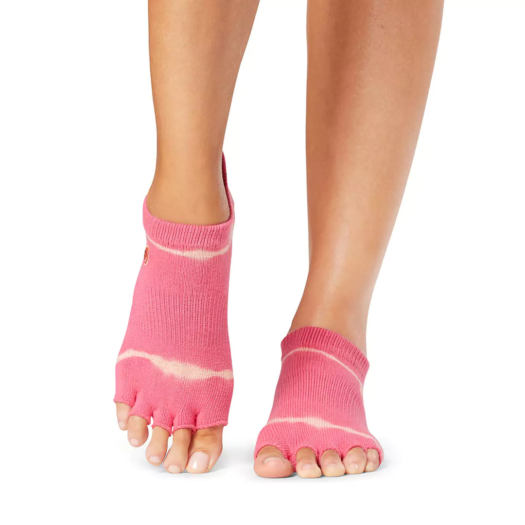 ToeSox Half Toe Low Rise Grip Socks