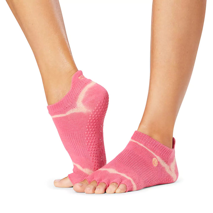 ToeSox Half Toe Low Rise Grip Socks