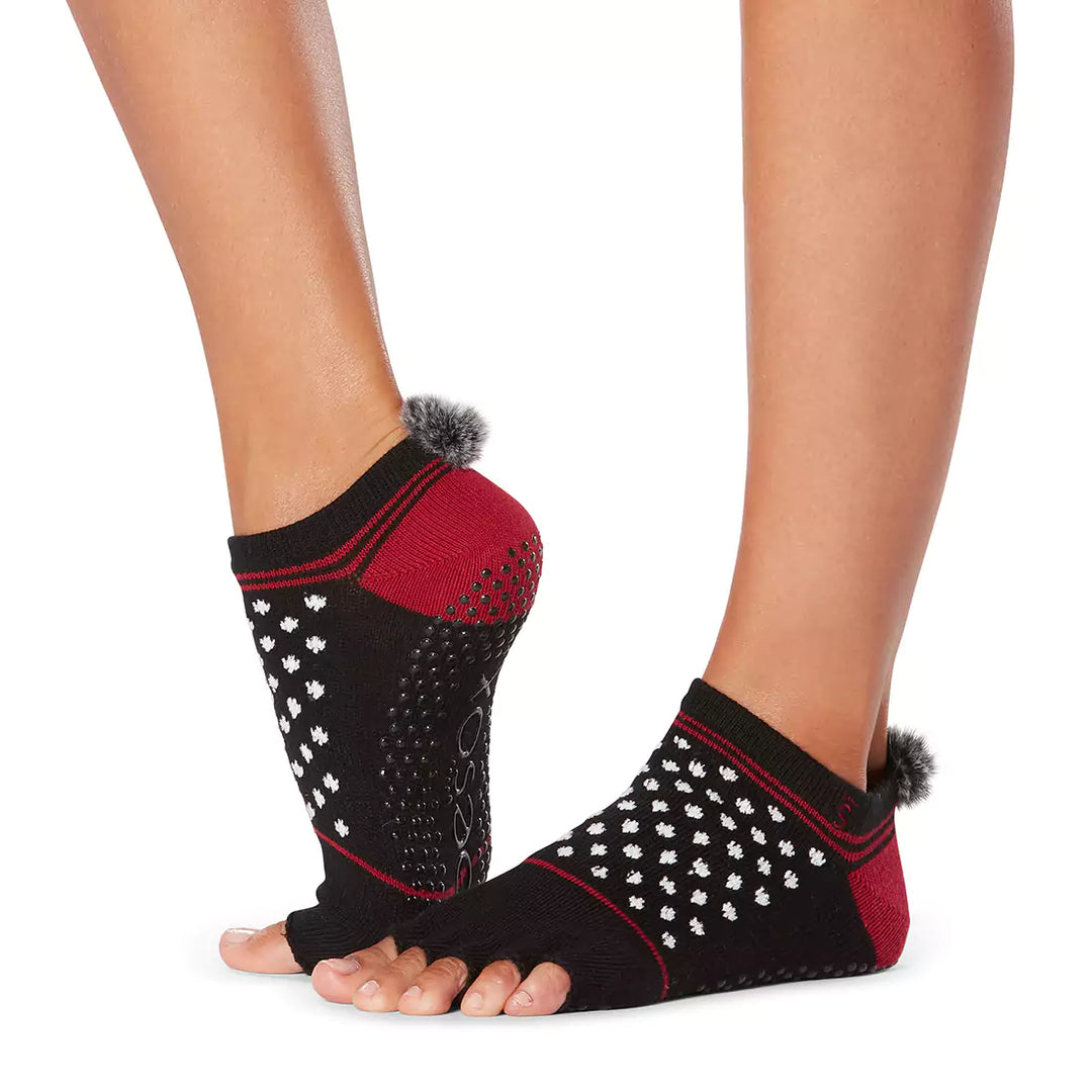 ToeSox Half Toe Low Rise Grip Socks