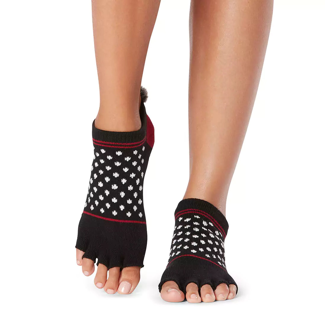 ToeSox Half Toe Low Rise Grip Socks
