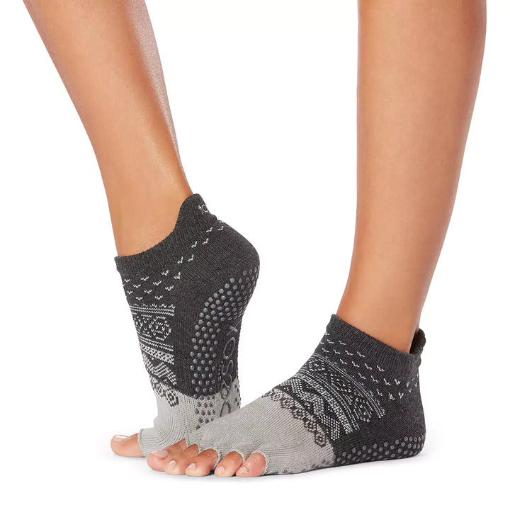 ToeSox Half Toe Low Rise Grip Socks