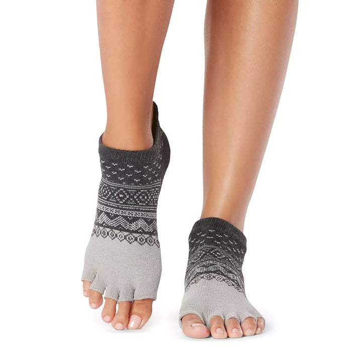 ToeSox Half Toe Low Rise Grip Socks