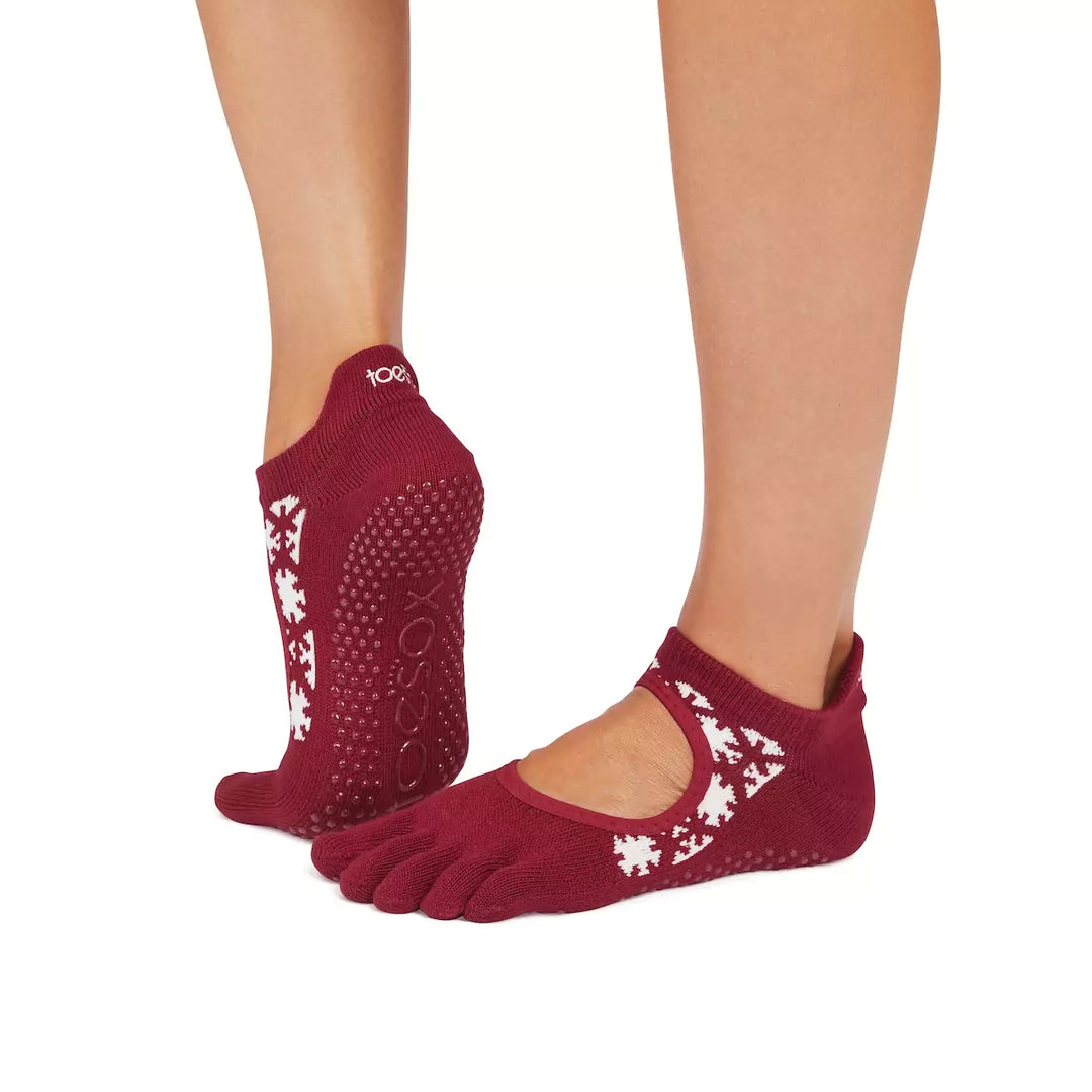 ToeSox Full Toe Bellarina Grip Socks