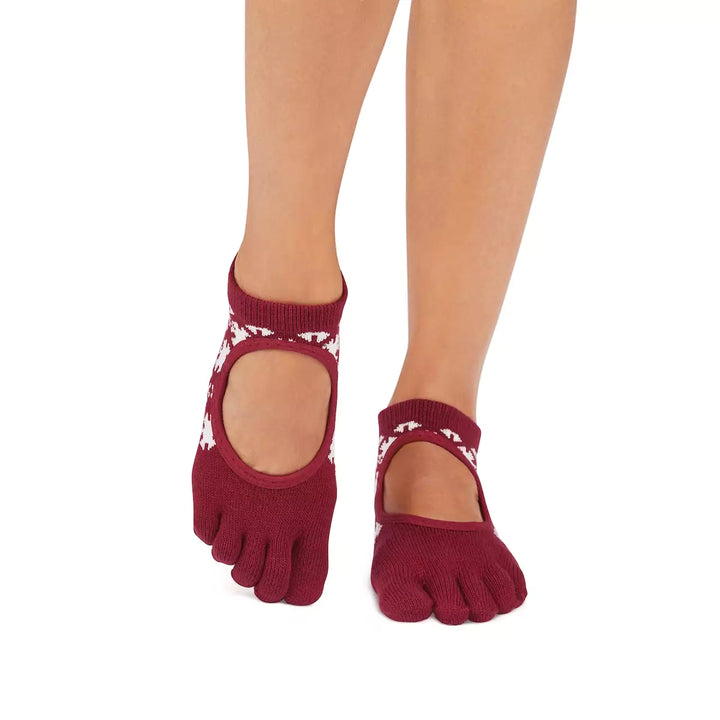 ToeSox Full Toe Bellarina Grip Socks