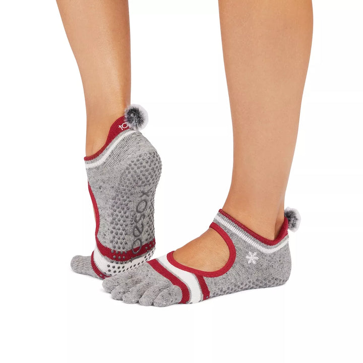 ToeSox Full Toe Bellarina Grip Socks