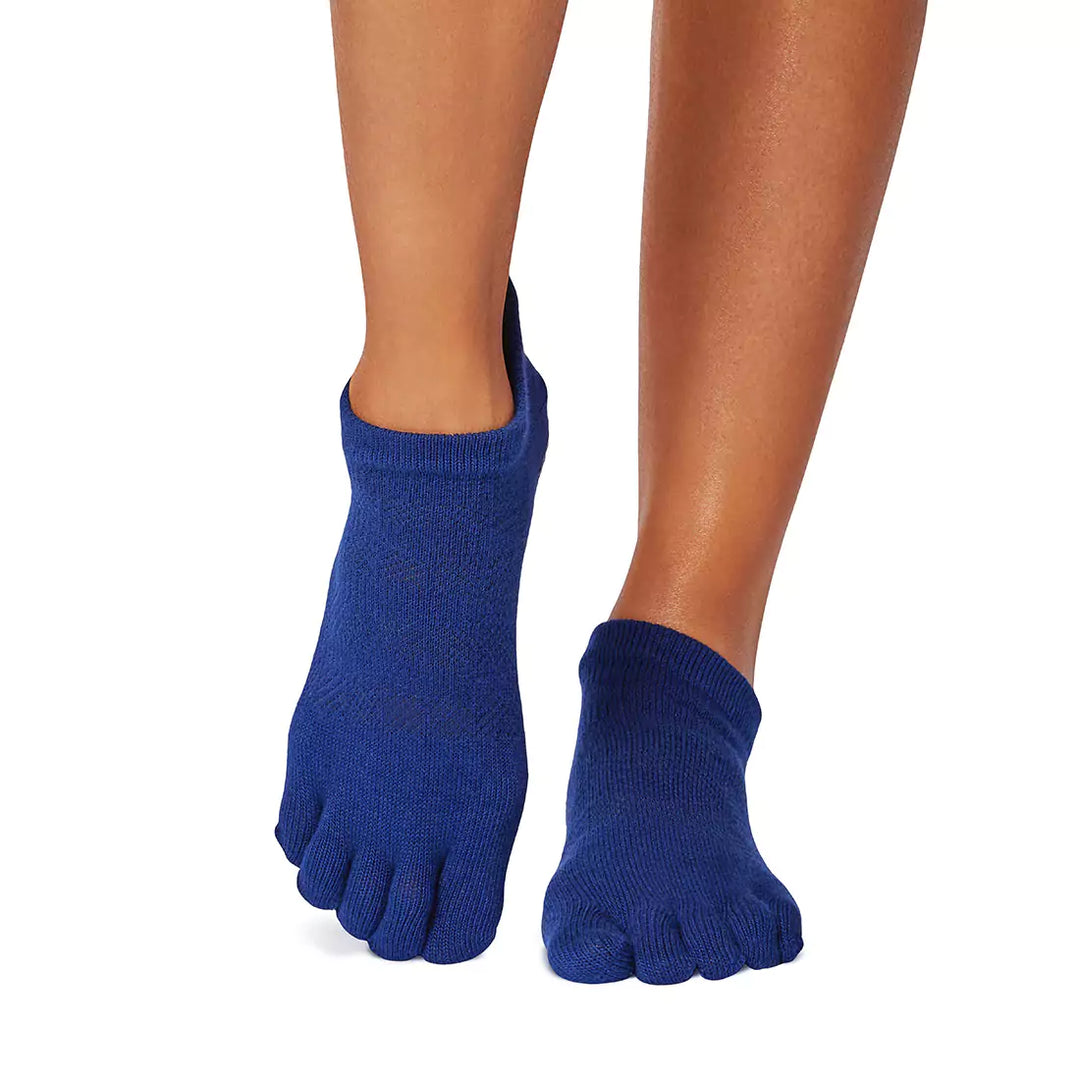 ToeSox Full Toe Low Rise Grip Socks