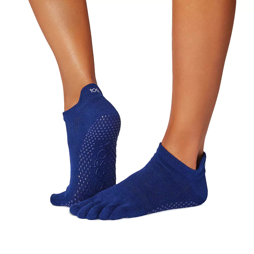 ToeSox Full Toe Low Rise Grip Socks