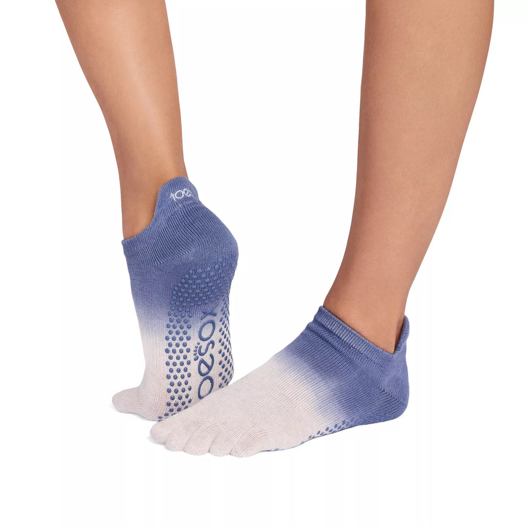 ToeSox Full Toe Low Rise Grip Socks