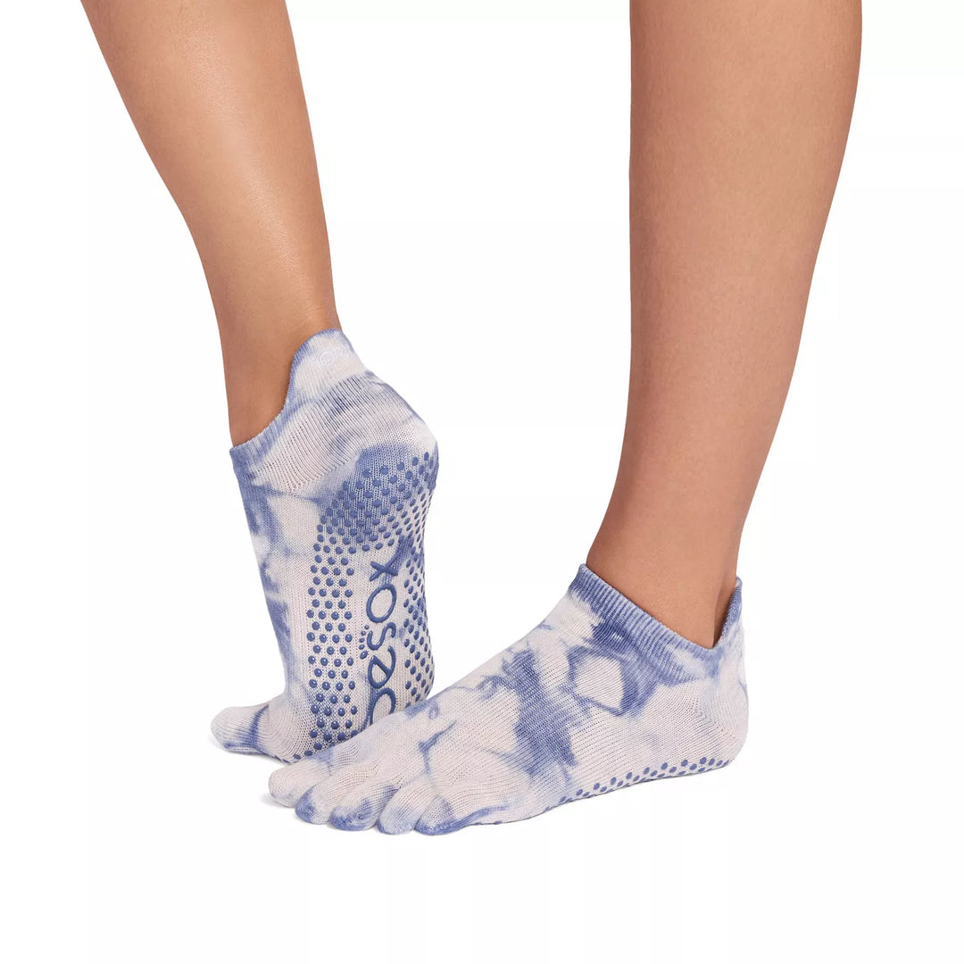 ToeSox Full Toe Low Rise Grip Socks