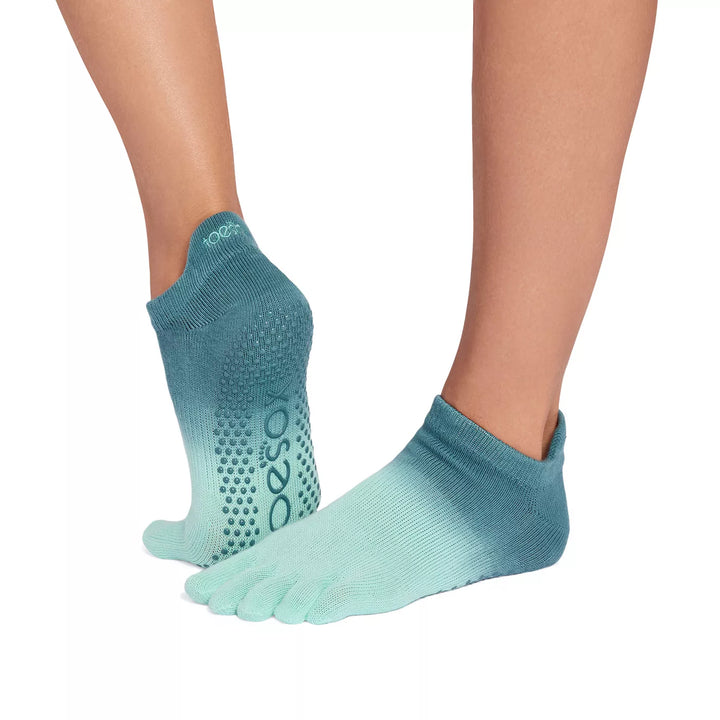 ToeSox Full Toe Low Rise Grip Socks