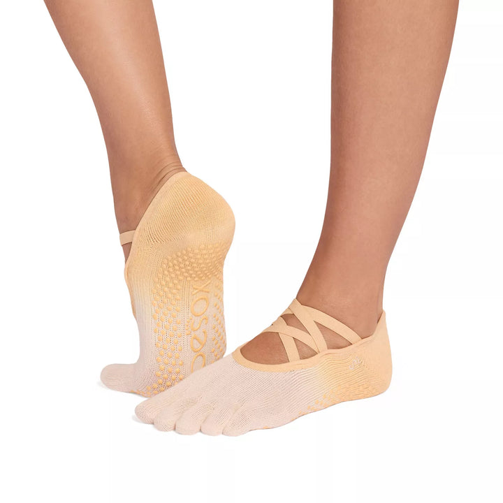 ToeSox Full Toe Elle Grip Socks