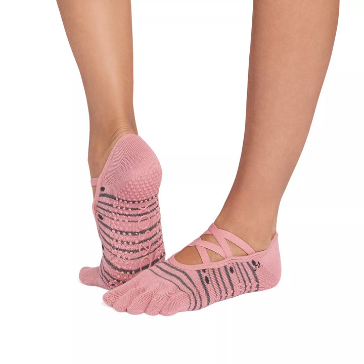 ToeSox Full Toe Elle Grip Socks