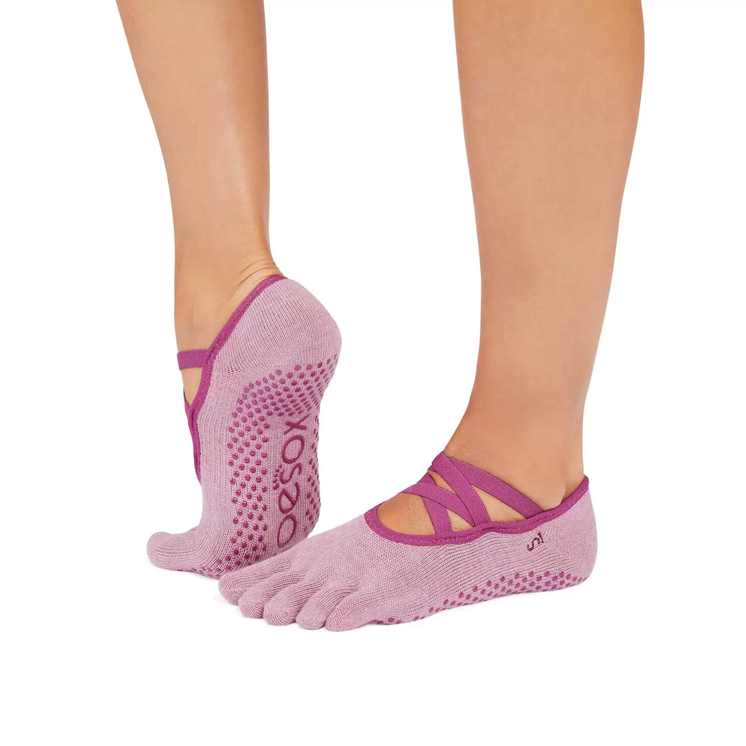 ToeSox Full Toe Elle Grip Socks