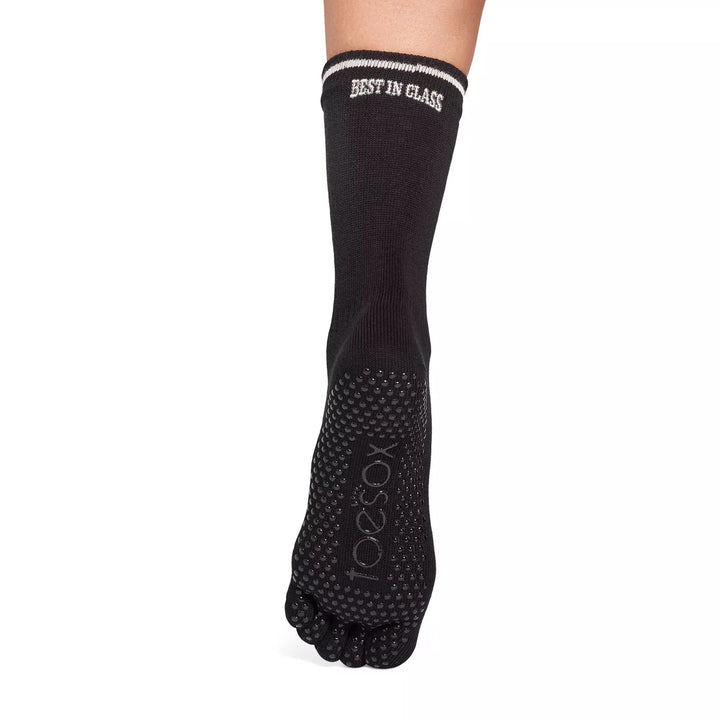 ToeSox Full Toe Crew Grip Socks