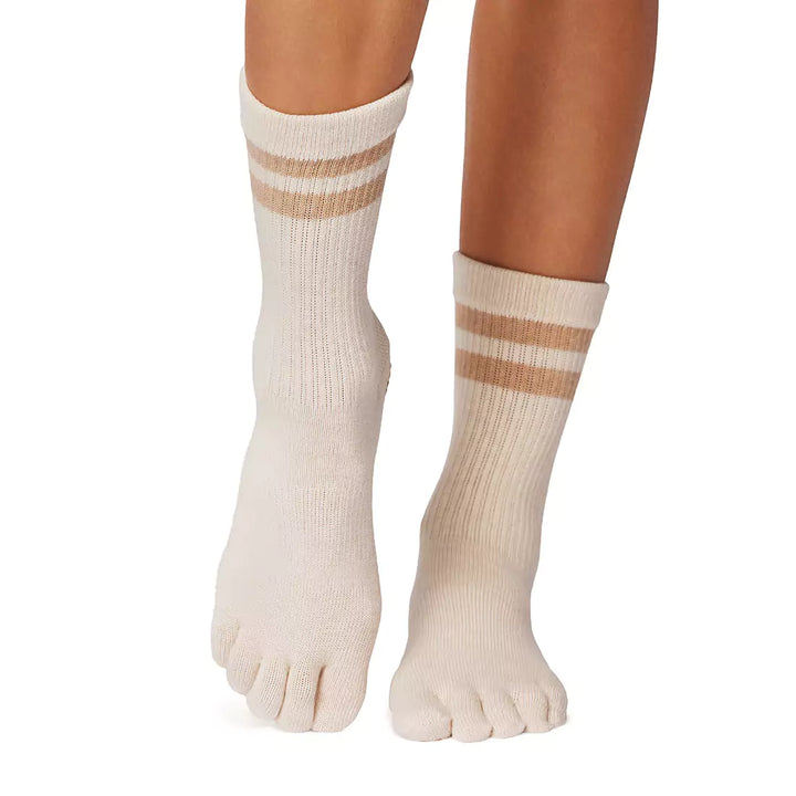 ToeSox Full Toe Crew Grip Socks