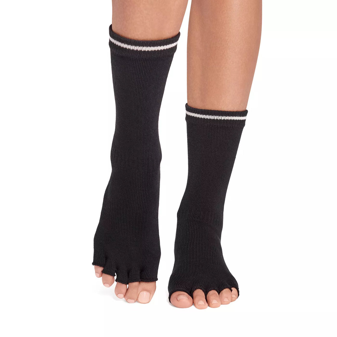 ToeSox Half Toe Crew Grip Socks