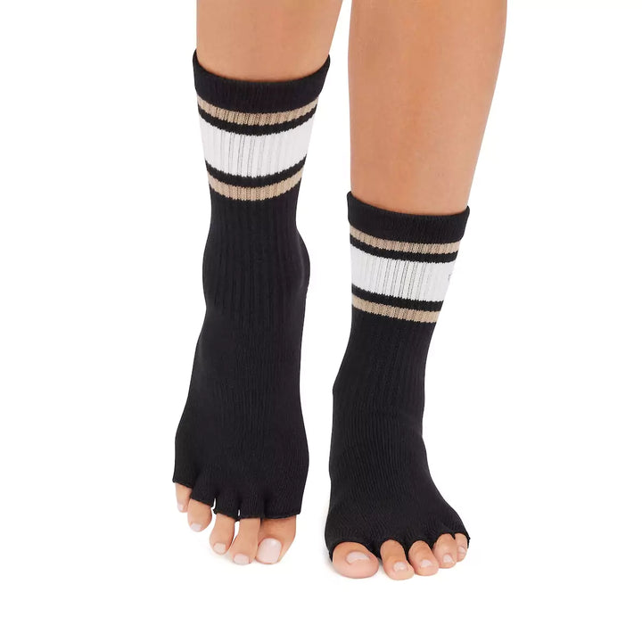 ToeSox Half Toe Crew Grip Socks