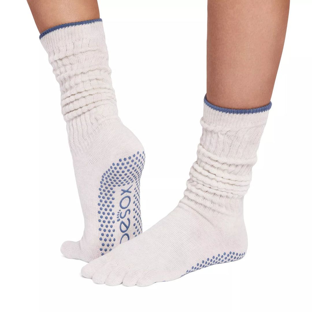 ToeSox Full Toe Slouch Grip Socks