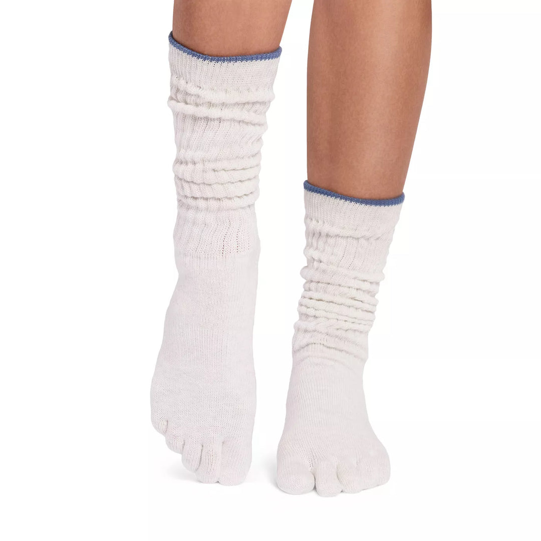 ToeSox Full Toe Slouch Grip Socks