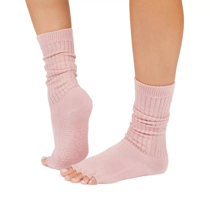 ToeSox Half Toe Slouch Grip Socks