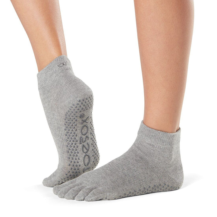ToeSox Full Toe Ankle Grip Socks