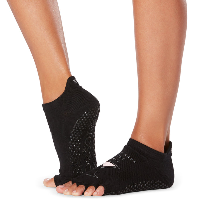 ToeSox Half Toe Low Rise Grip Socks